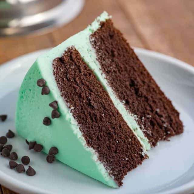 Chocolate Cake with Mint Buttercream