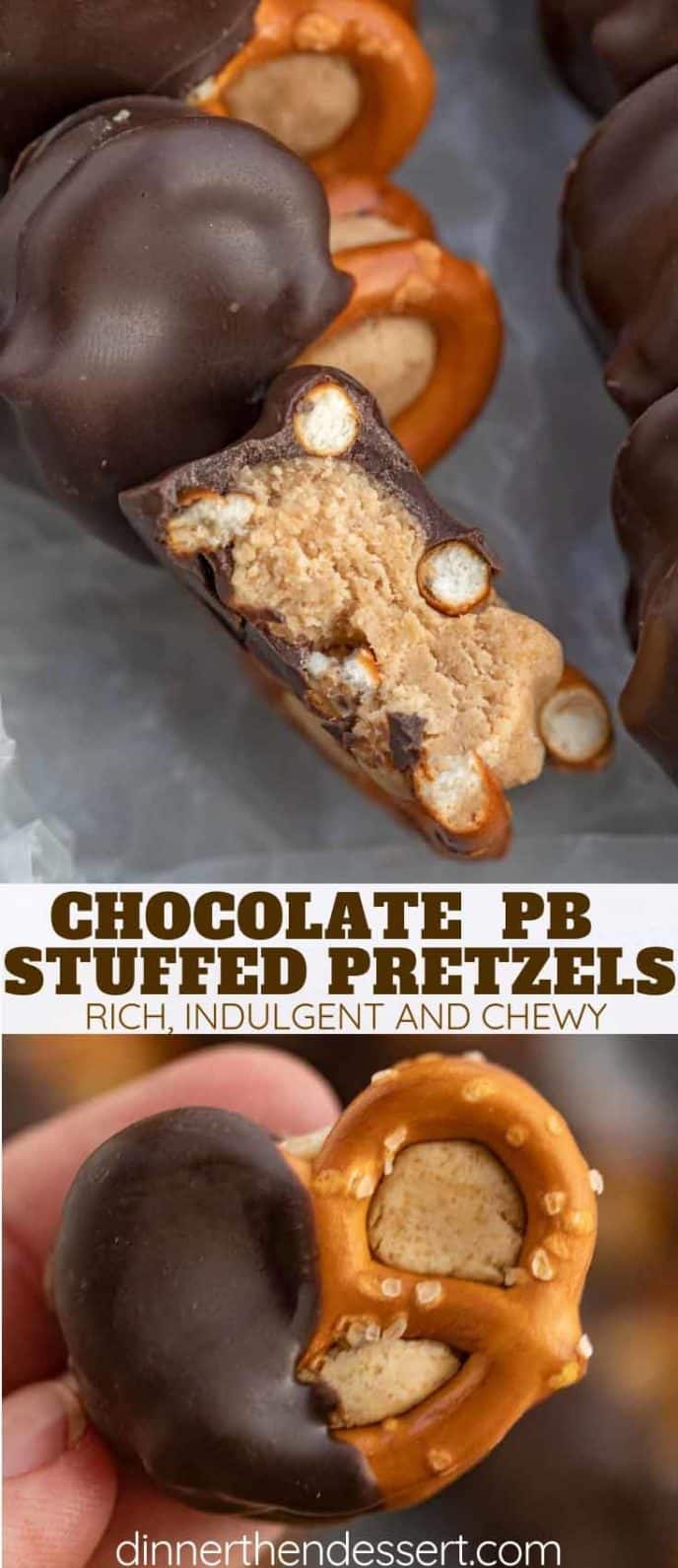 Chocolate PB Pretzel Bites