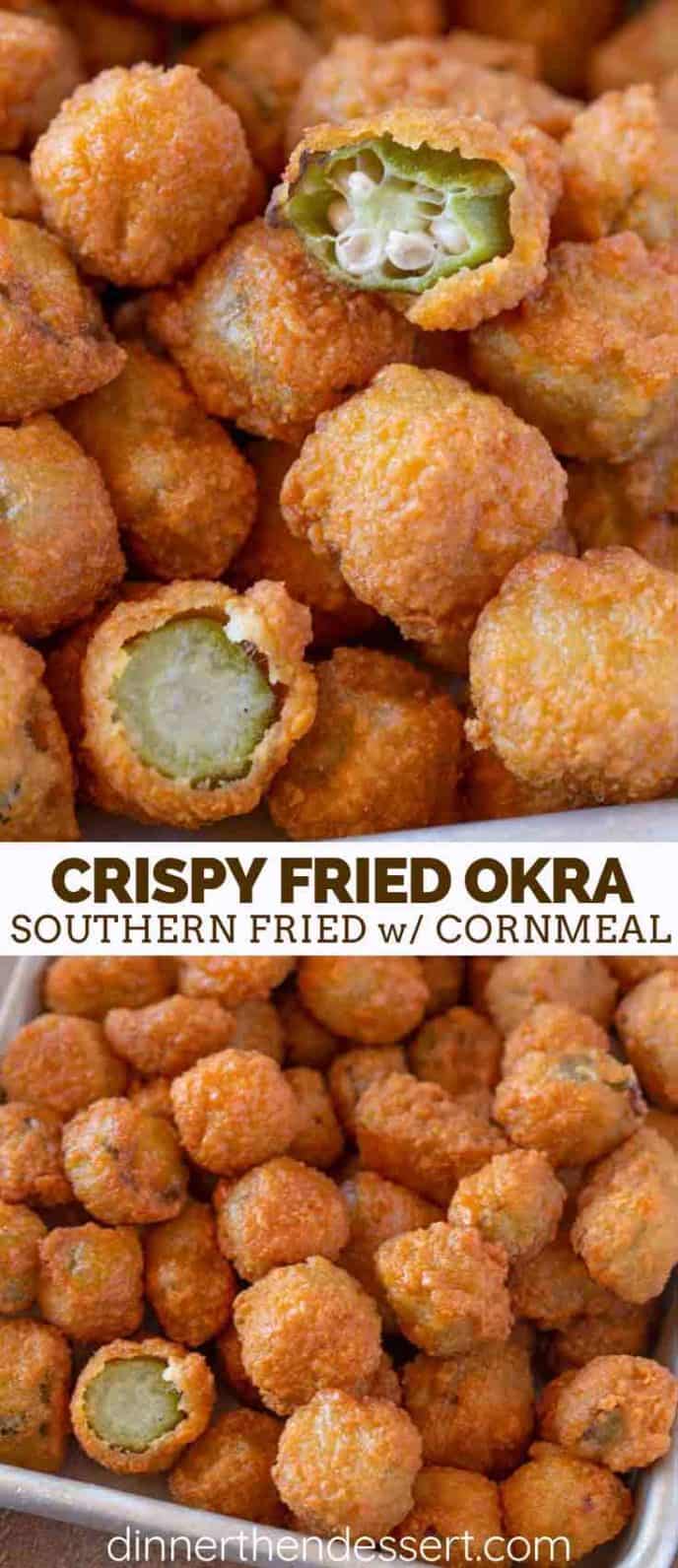 Southern Cornmeal Fried Okra