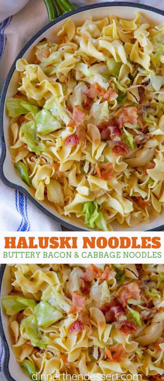 Haluski Noodles with Bacon