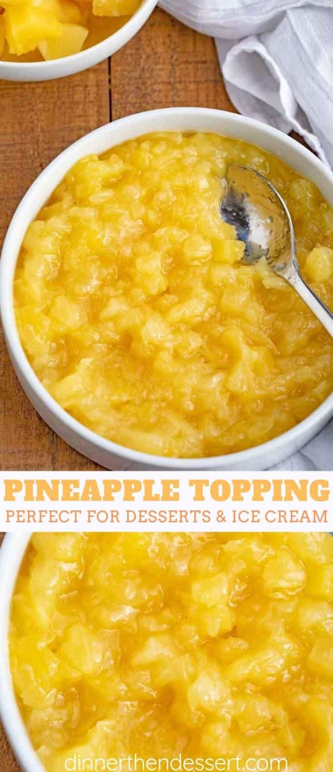 Pineapple Ice Cream Topping