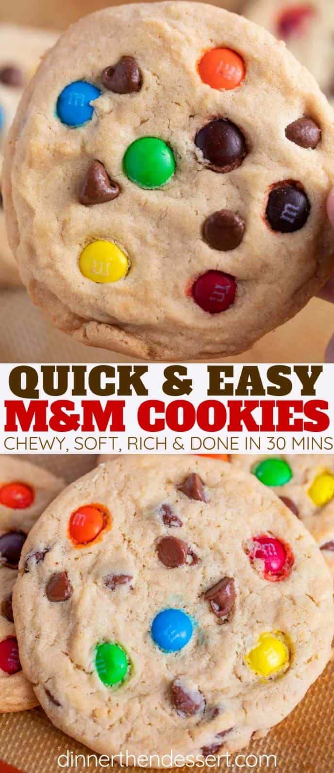 Chocolate Chip m&m cookies