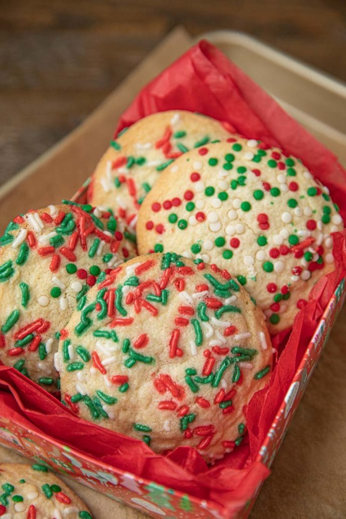 Butter Cookies with Sprinkles