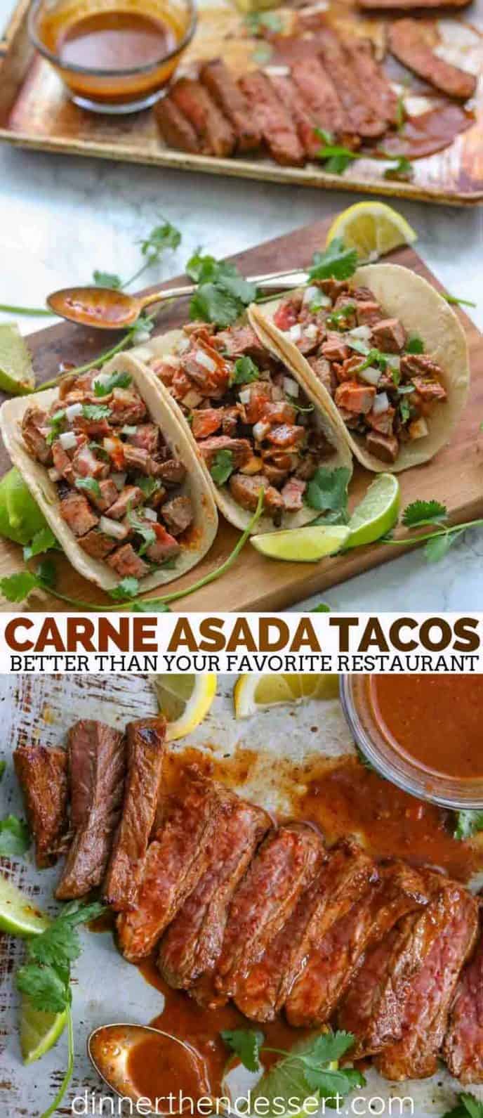 Tacos with Carne Asada