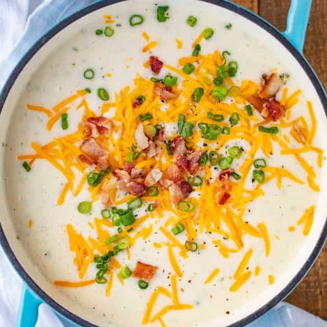 Potato Soup with Ranch Seasoning and Bacon