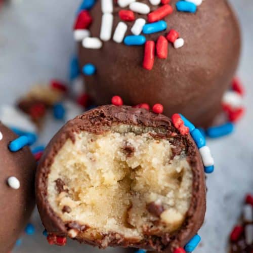 Chocolate Chip Cookie Dough Truffles