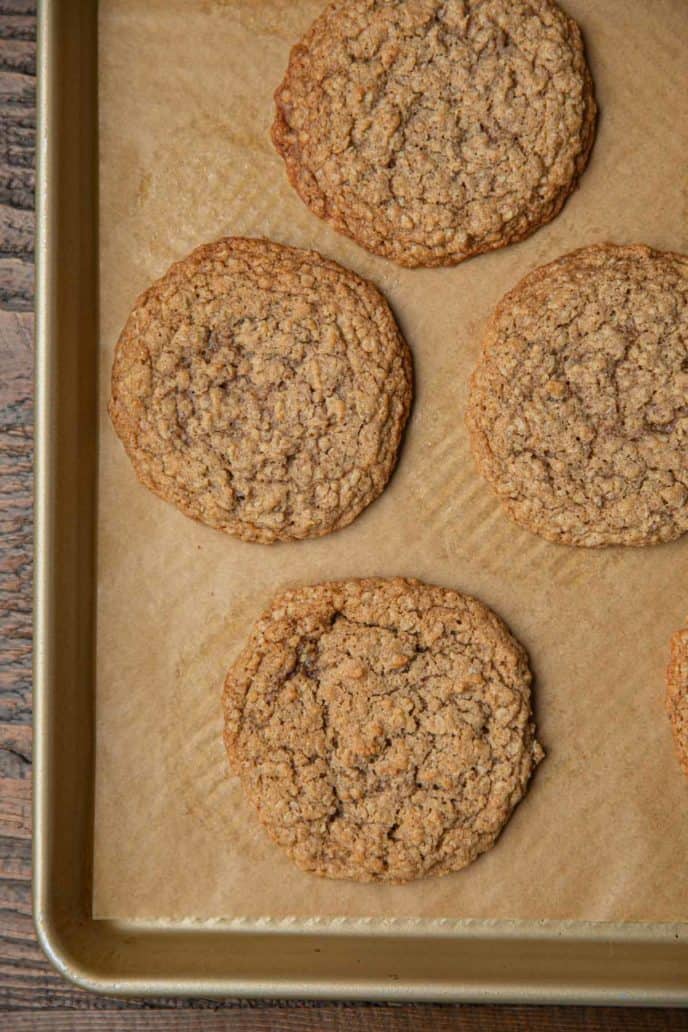 Oatmeal Cookies in Pan