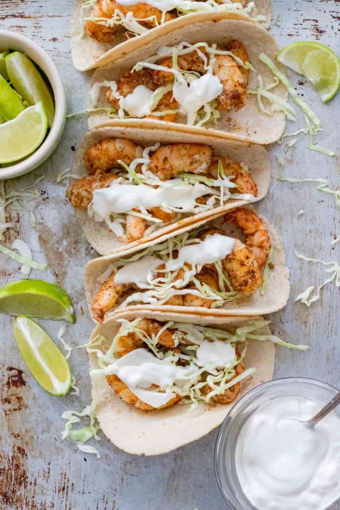Quick and Healthy Shrimp Tacos