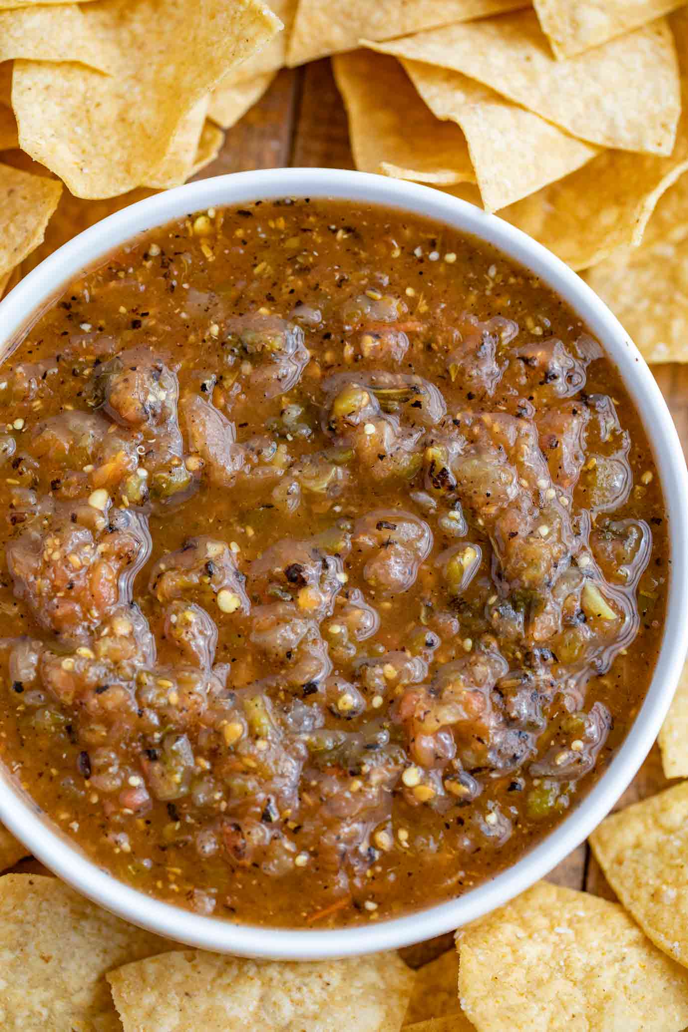 Chipotle Tomatillo Green Chili Salsa Copycat