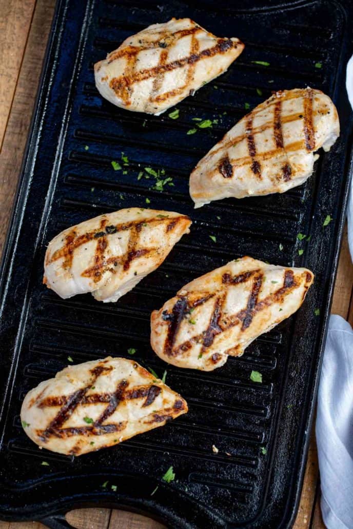 Grilled Chicken on Grill Pan