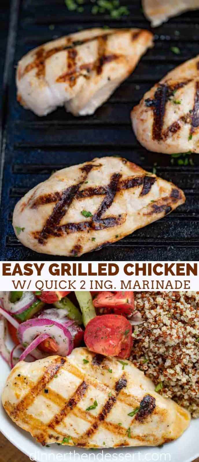 Grilled Chicken Recipe Collage