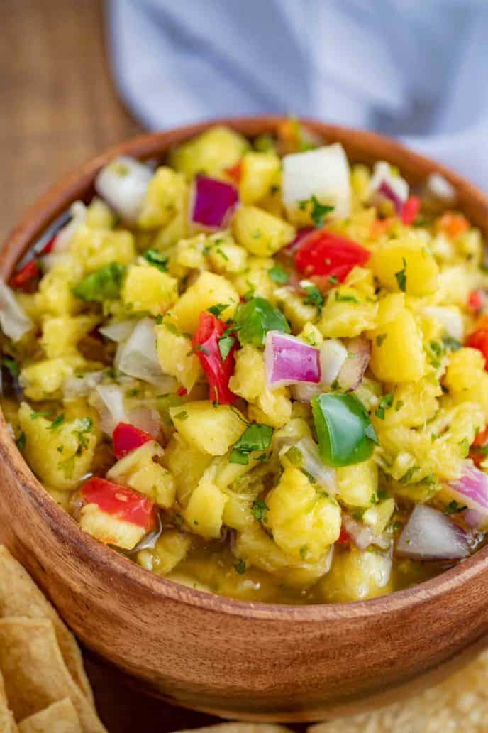 Tropical Salsa with Pineapple