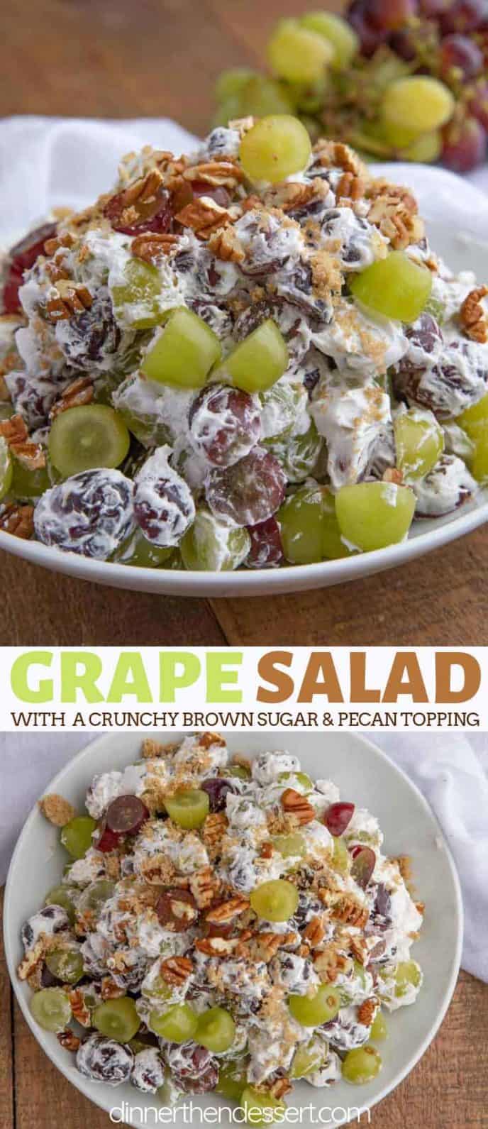 Grape Salad in bowl