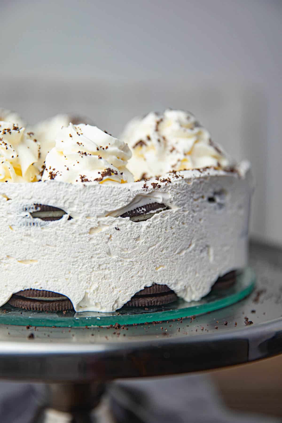Whole Oreo Ice Box Cake