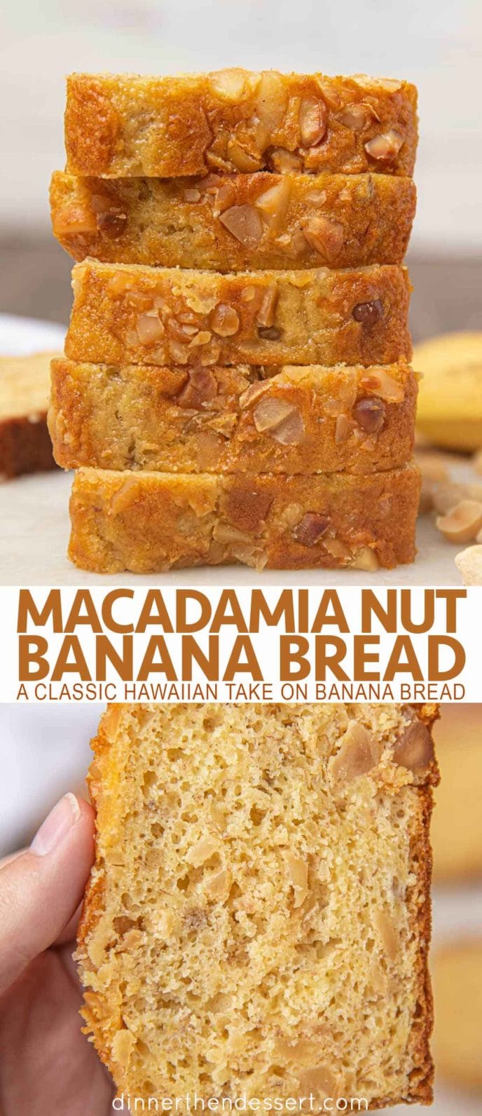 Slices of Macadamia Nut Bread