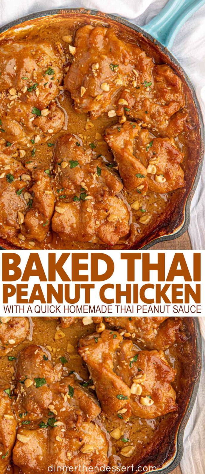 Baked Thai Peanut Chicken