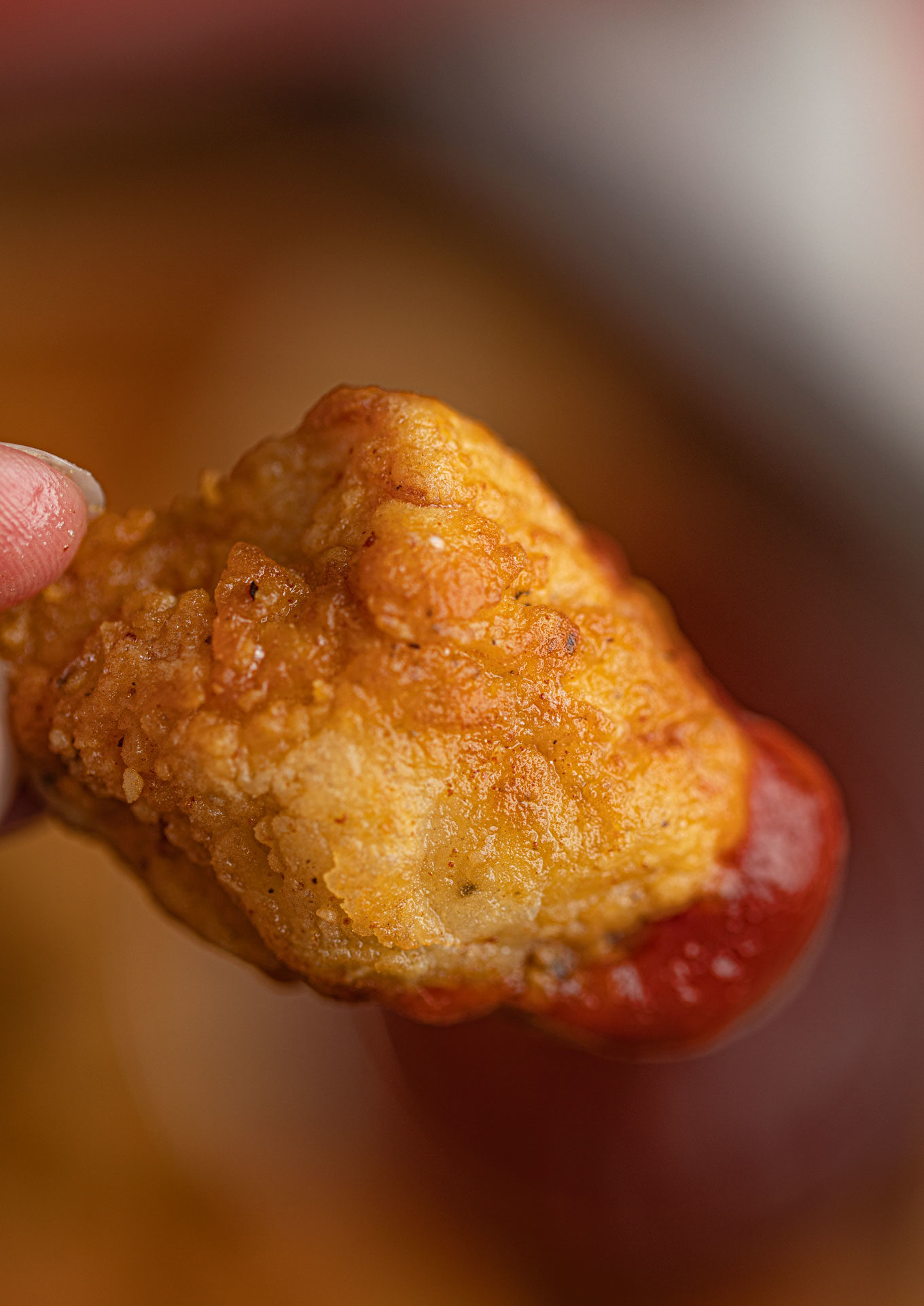 Chicken Nugget up close