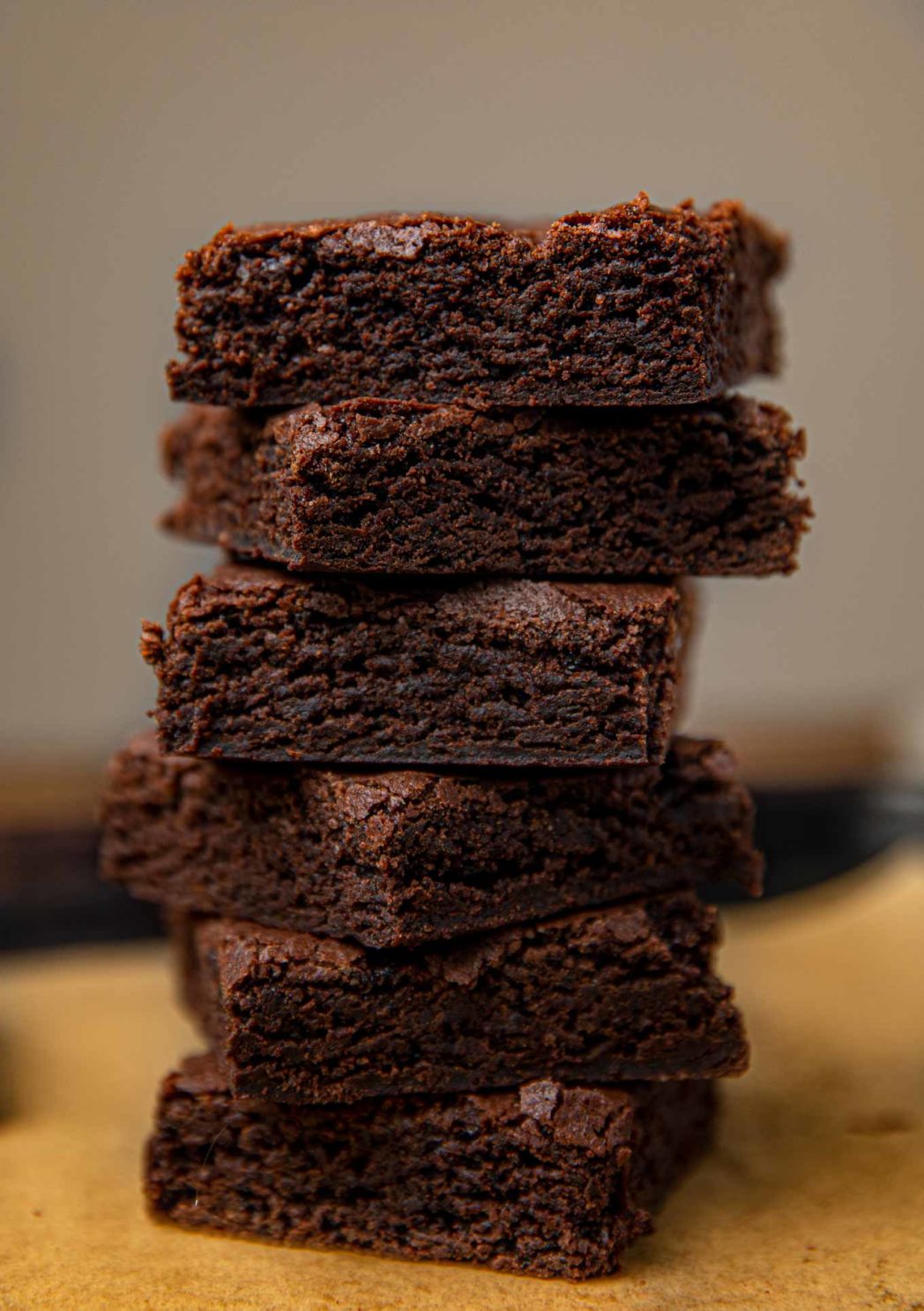 Stack of Chocolate Brownies