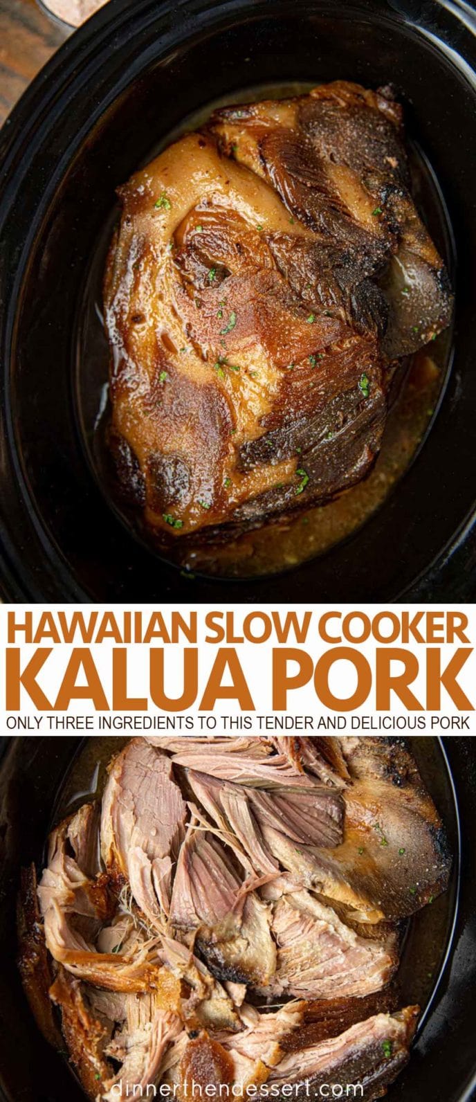 Kalua Pork in a slow cooker