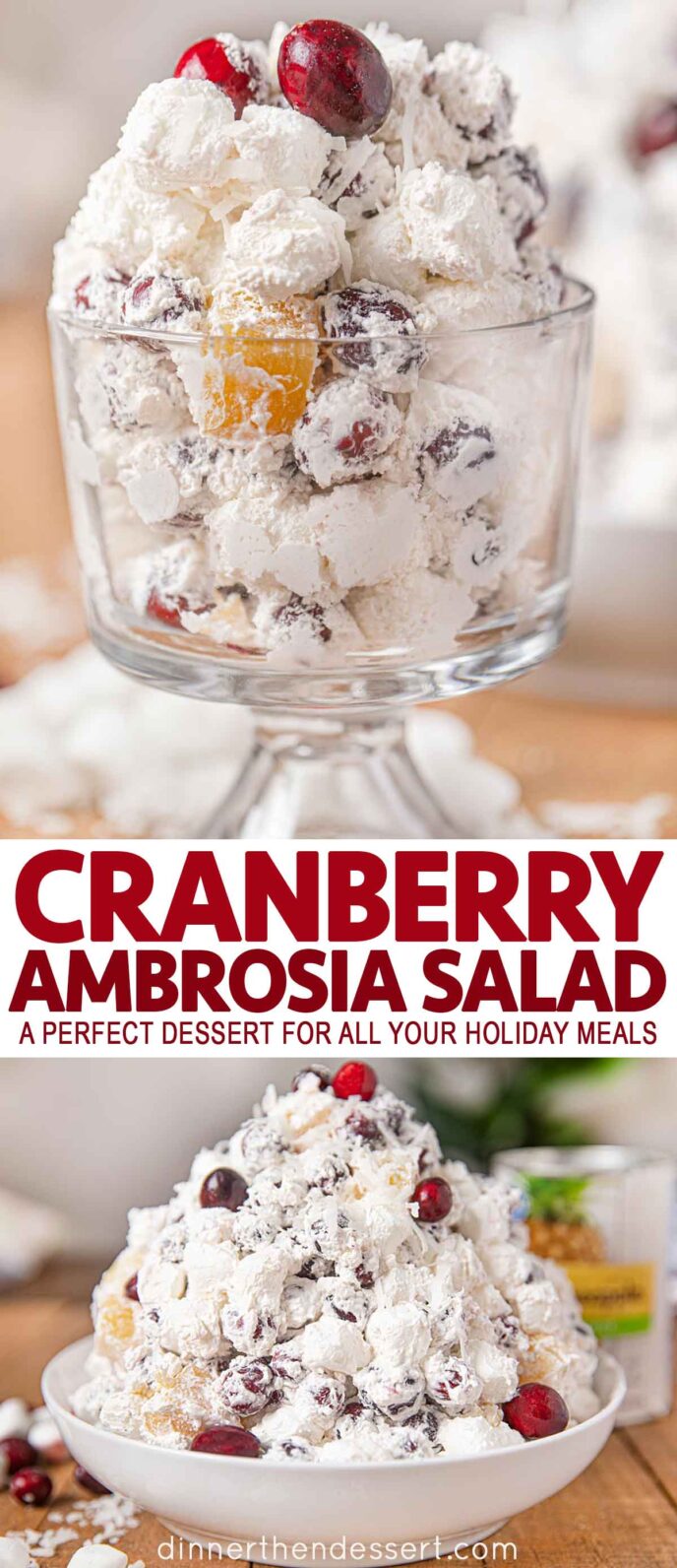Ambrosia Salad with Cranberries