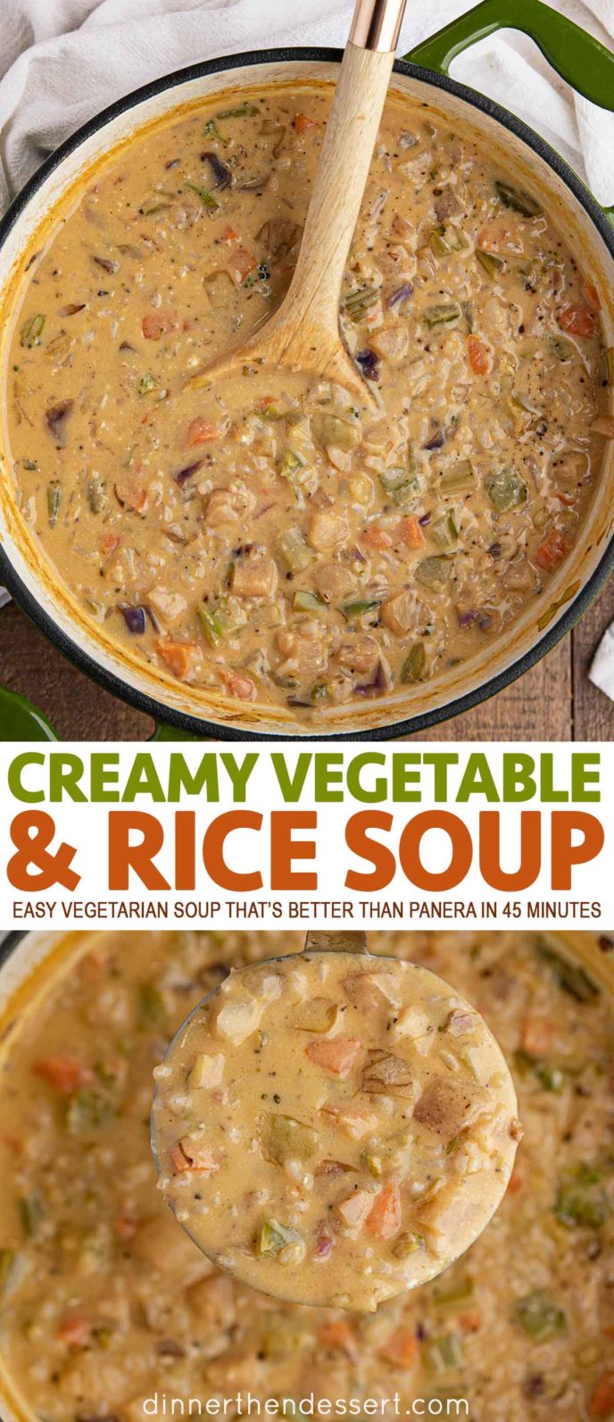 Creamy Vegetable and Rice Soup